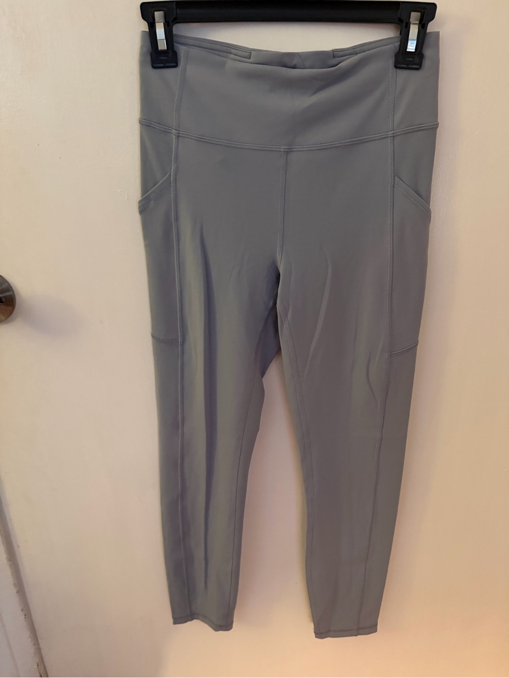lululemon athletica Light Blue High-Rise Leggings with Side Pockets